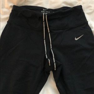 Nike black running tights